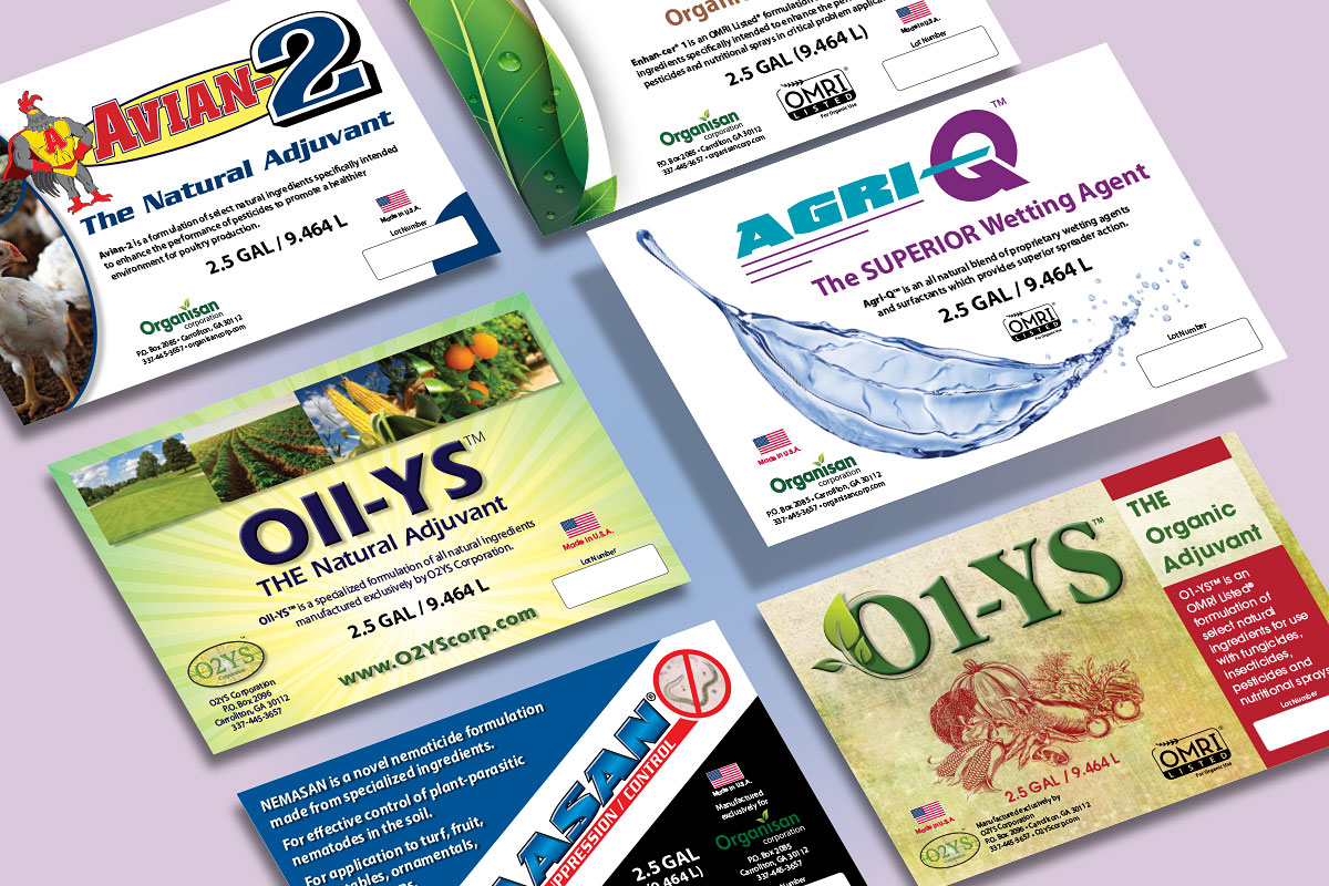 organisan product labels